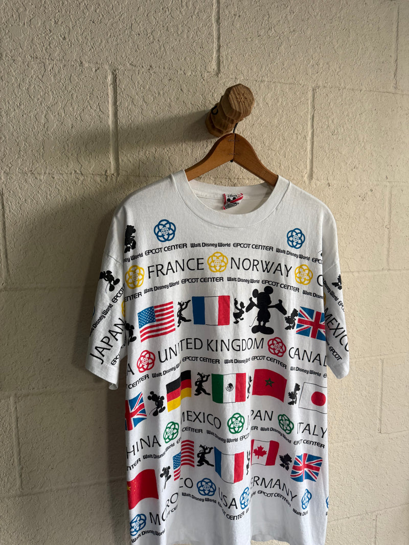 '90s Epcot AOP Disney Tee