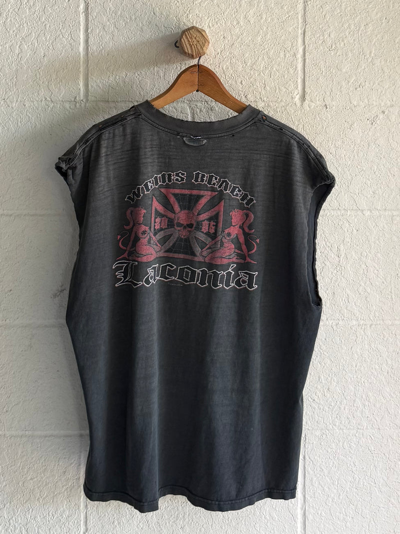 ‘00s Faded & Distressed Laconia Choppers Cut-Off