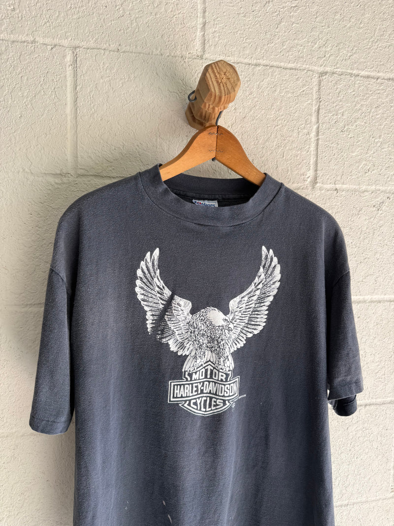 ‘80s Harley Eagle Logo Tee