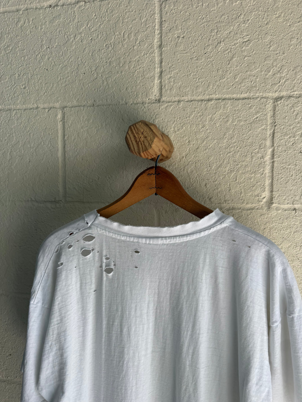‘90s Lightly Distressed Goat Biking Nature Tee
