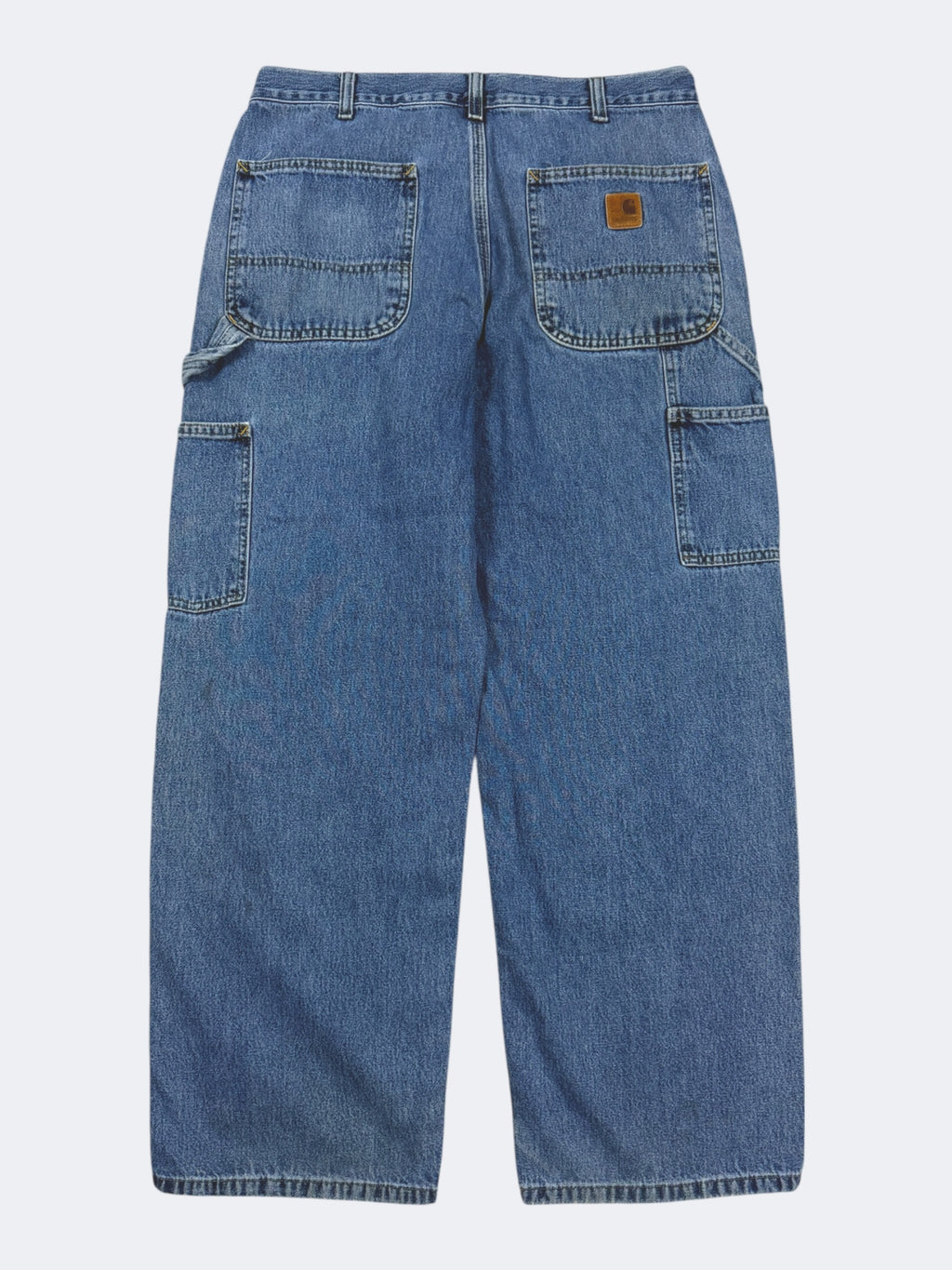 Faded Denim Lightweight Carhartt Pants (34 x 28)