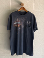 ‘90s Faded Harley Shield Pocket Tee
