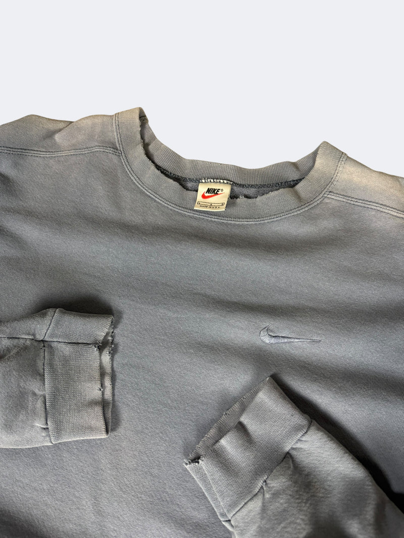 '90s Clay Blue Tonal Crewneck