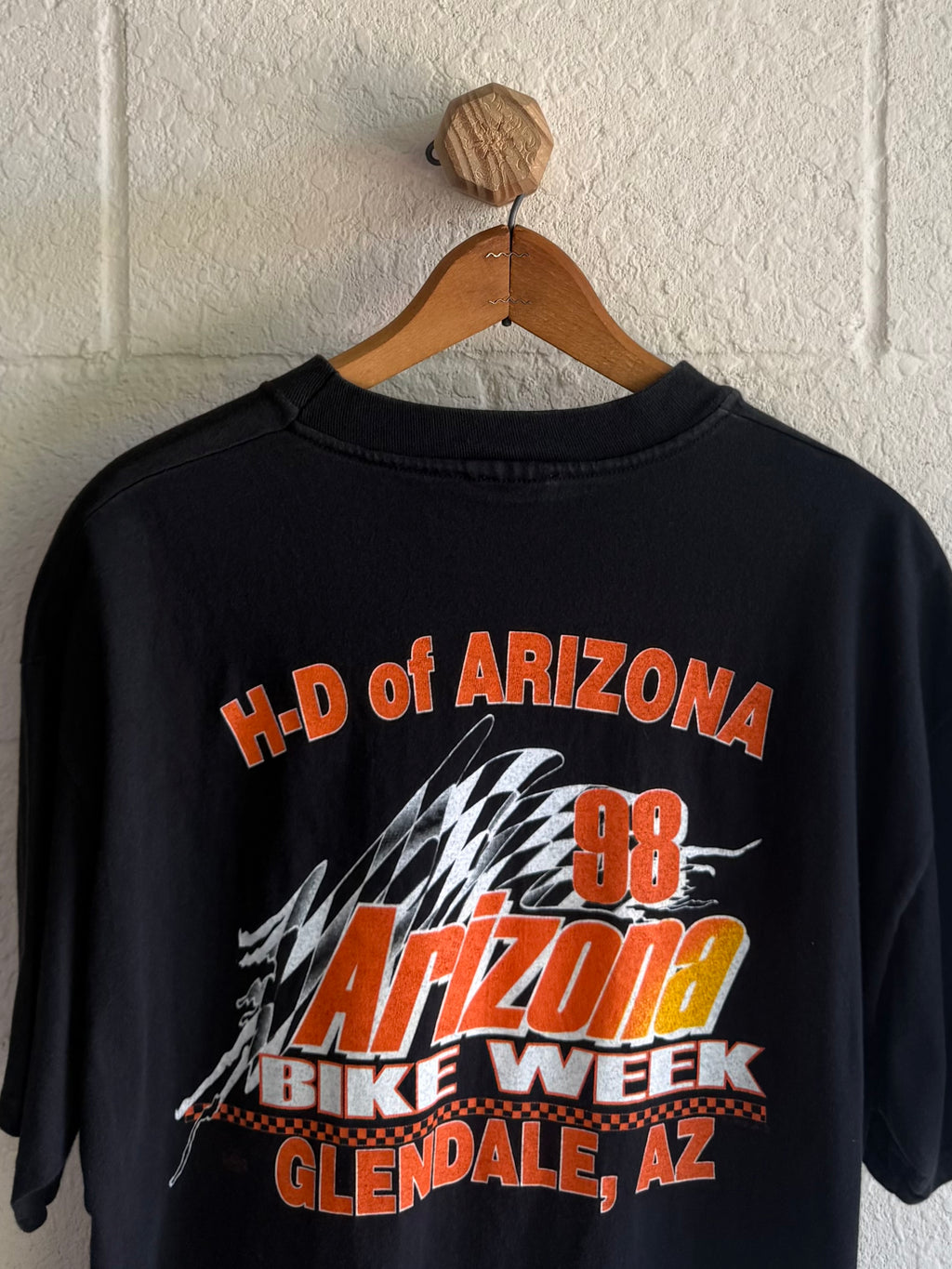 '90s Harley Wolf Engine Tee