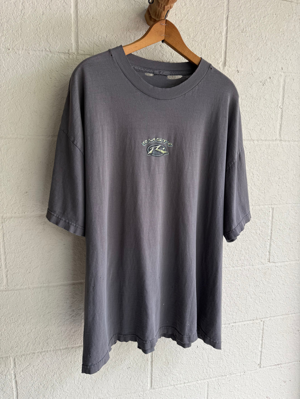 '90s Faded Blue Dragon Rusty Tee