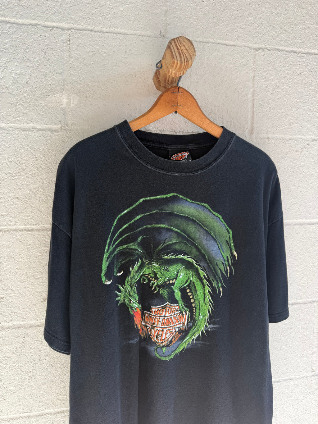 '00s Spiral Dragon Harley Tee