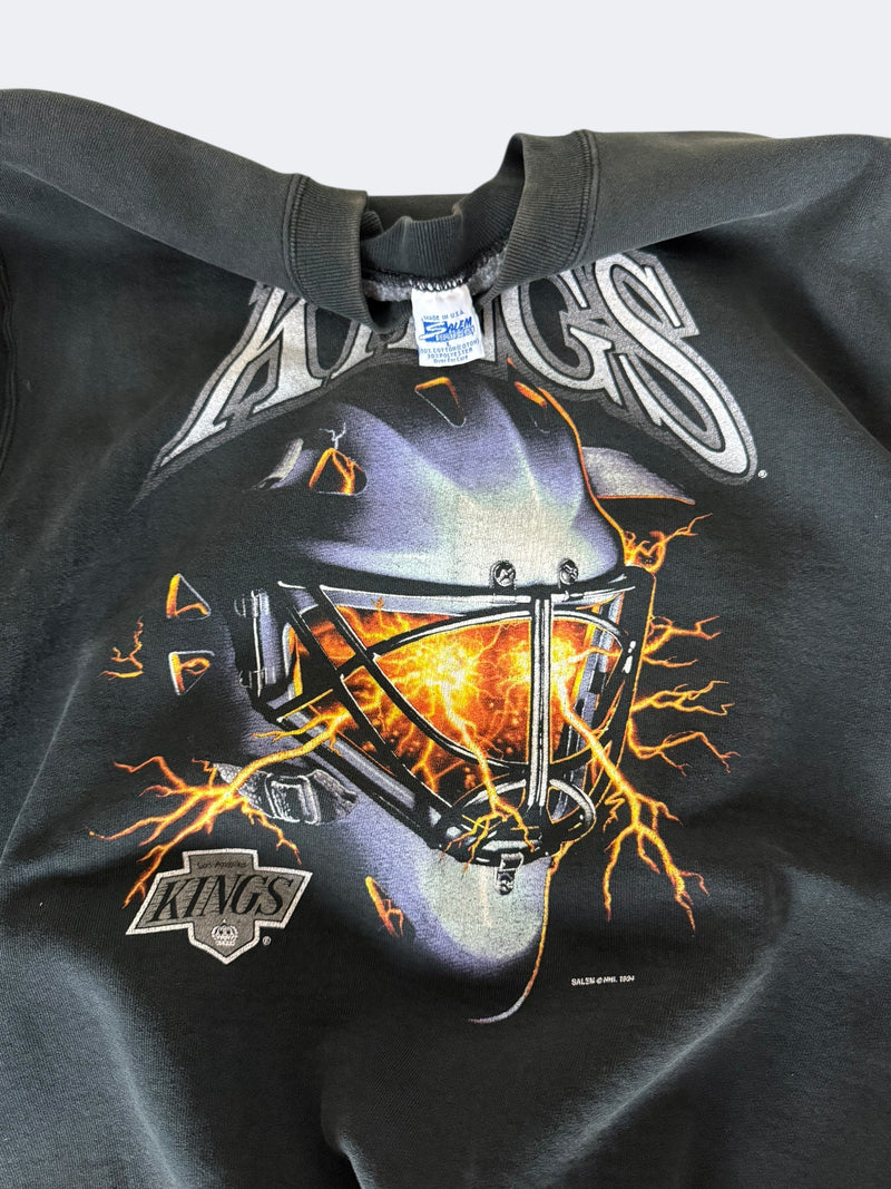 '90s Los Angeles Kings Helmet Lightening Crewneck
