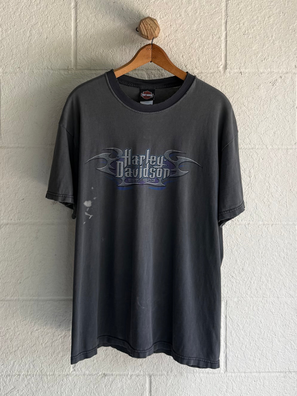‘90s Faded Harley Two Tone Tee
