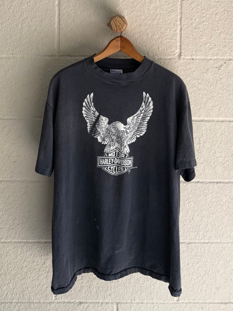 ‘80s Harley Eagle Logo Tee