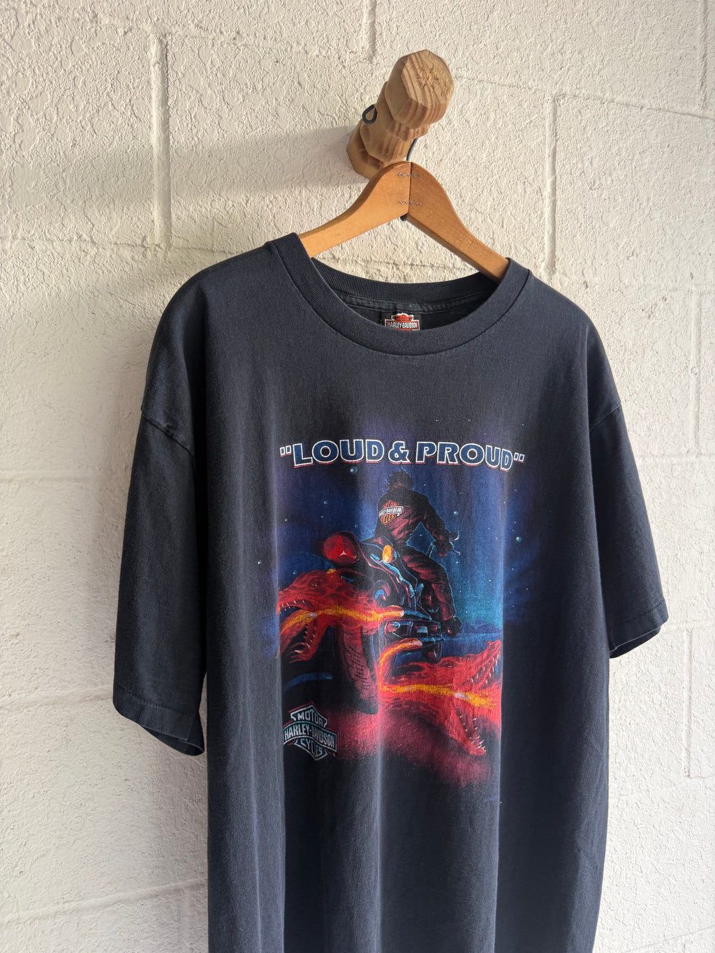 '90s Flame Wolf Harley Tee