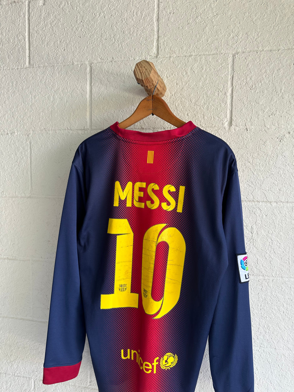 '00s Barcelona Messi Long Sleeve Jersey