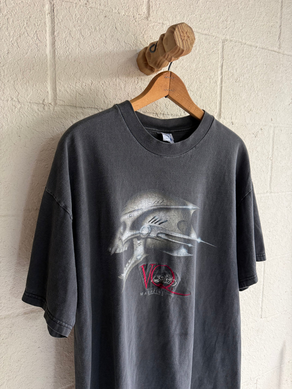 '90s Easy Riders Metallic Skull Tee