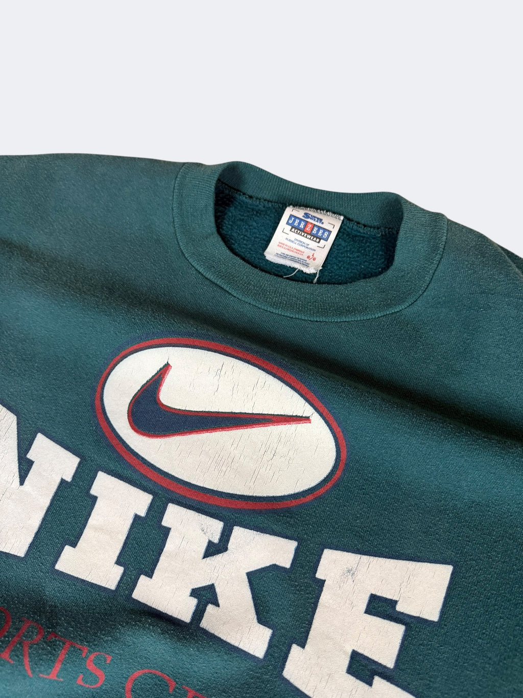 '90s Green Nike Boot Crewneck