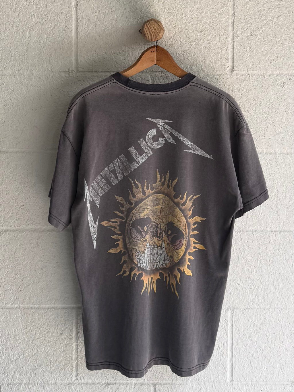 '00s Faded Metallica Flamehead Tee