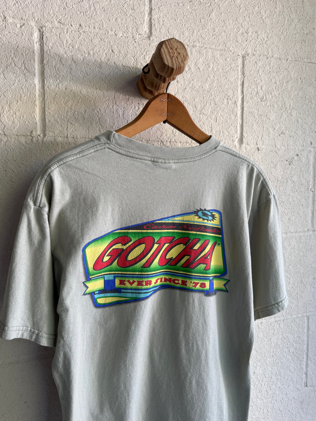 '90s Light Green Gotcha Tee