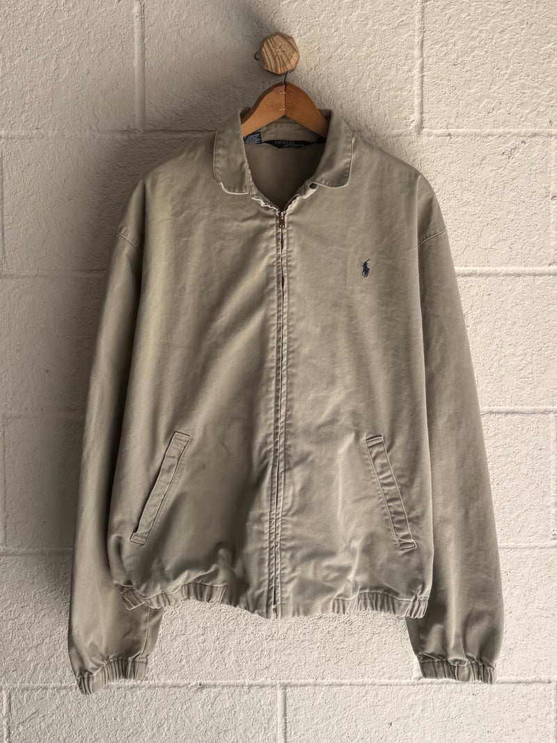 '90s Tan Polo Harrington