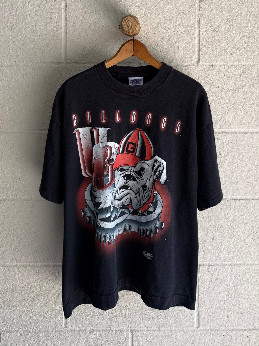 '90s Georgia Bulldogs Stone Crack Tee