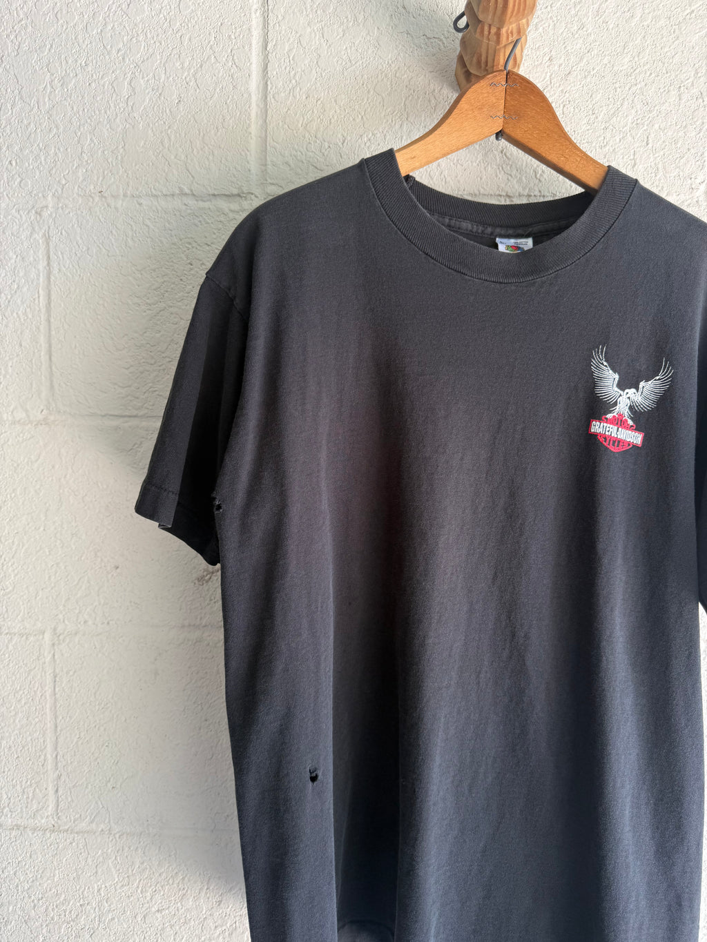 '90s Grateful-Davidson Skeleton Bird Tee