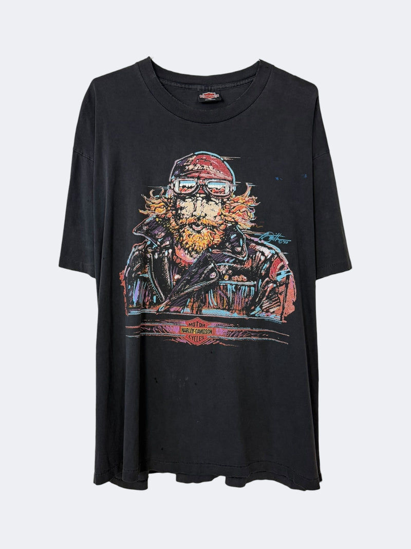 '90s Harley Davidson Art Tee