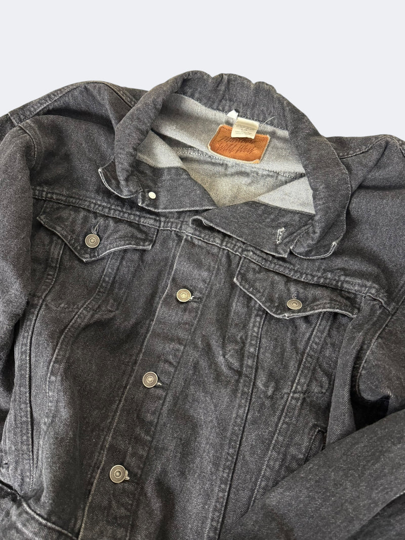 '90s Malboro Cowboy Black Denim Jacket