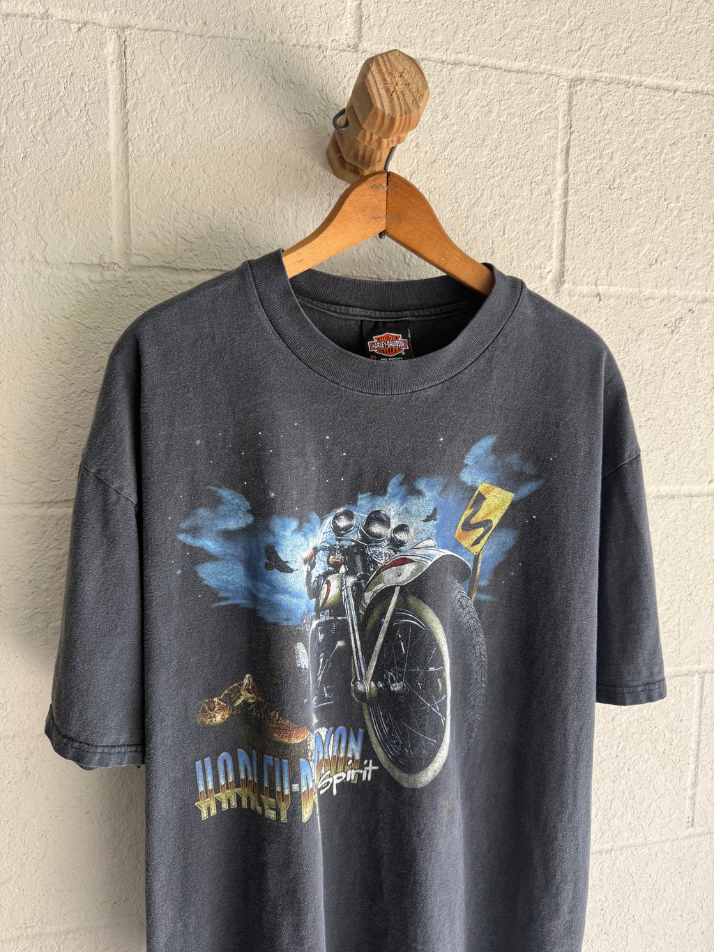 '90s Faded Wild Spirit Harley Tee