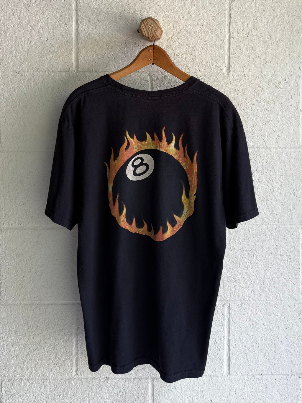 '00s Flame Stussy 8-Ball Tee