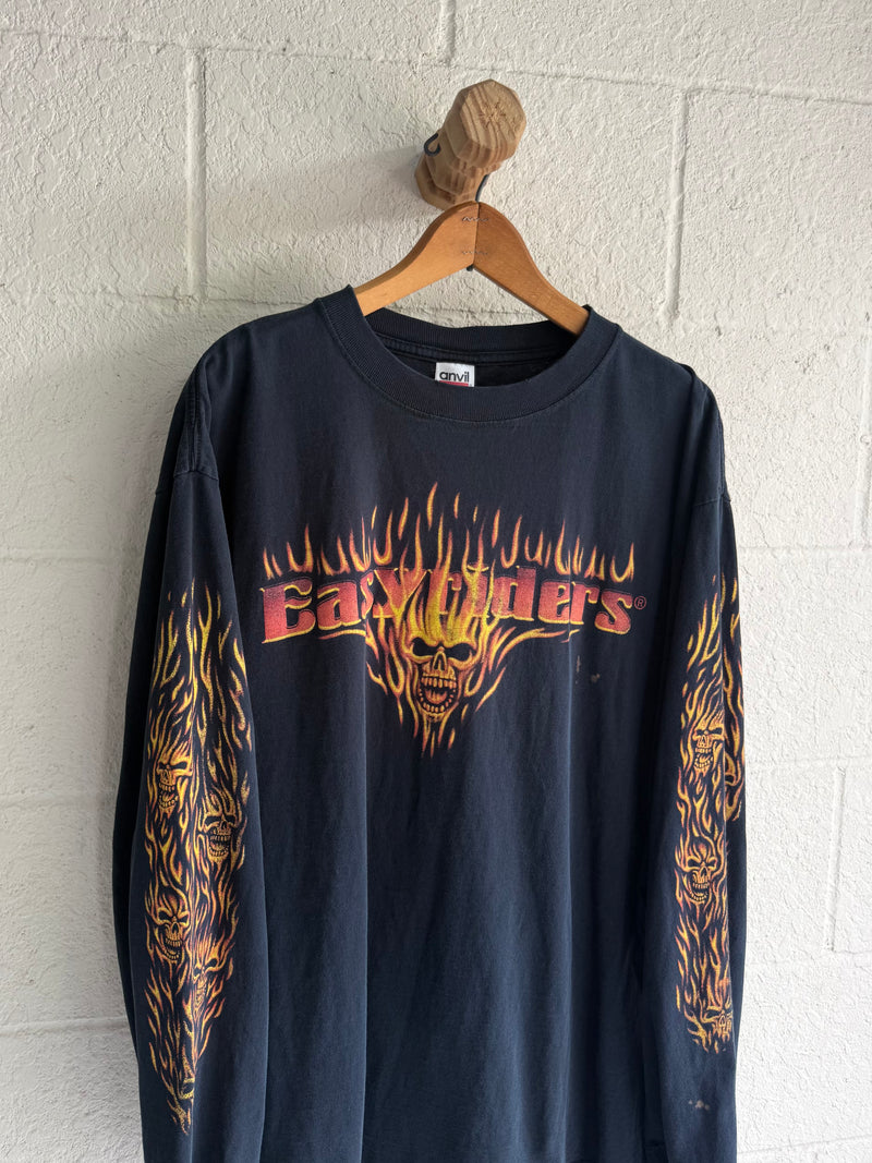 ‘00s Easy Riders Flame Long Sleeve