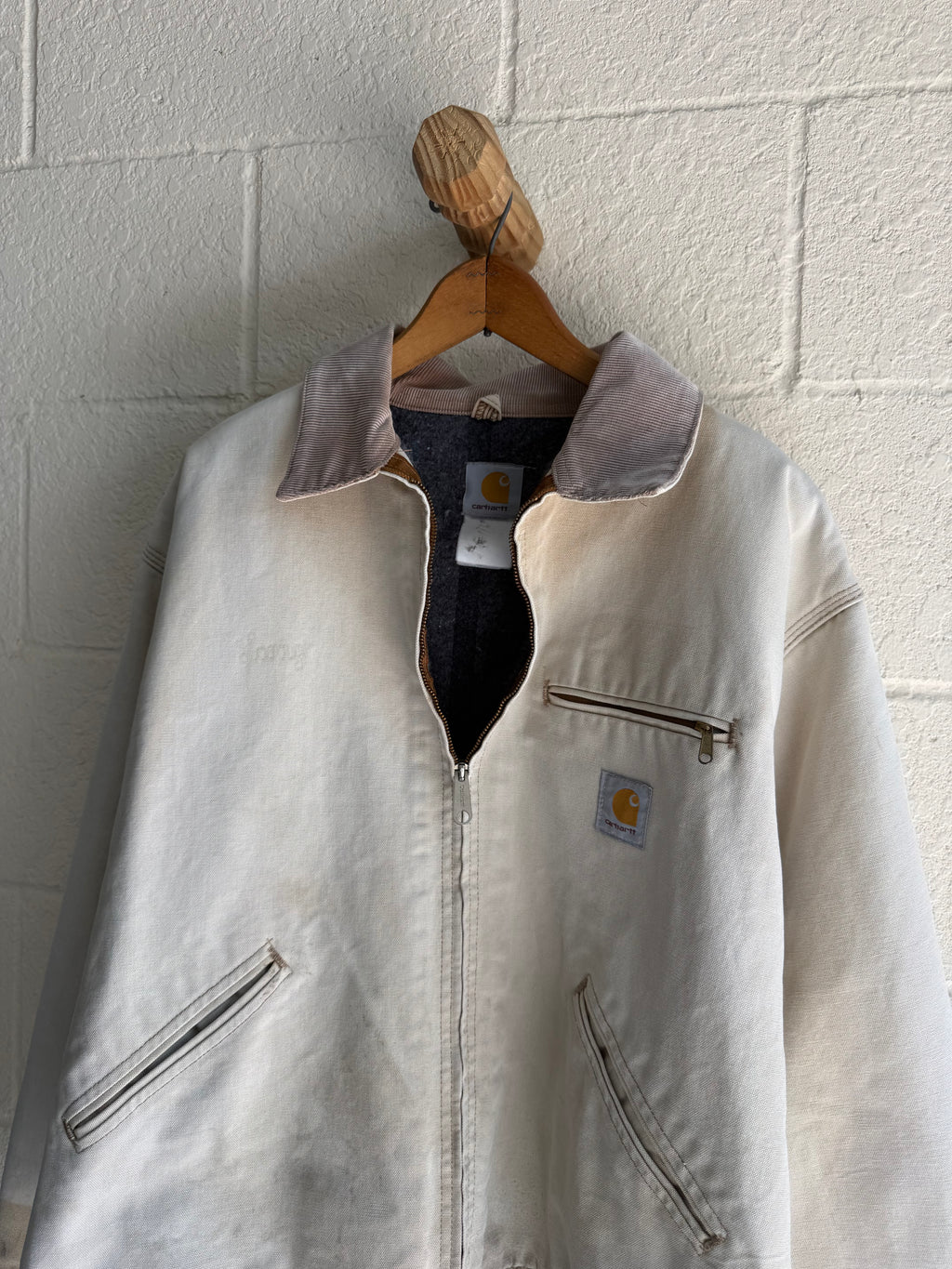 '90s Faded Tan Detroit Carhartt Jacket