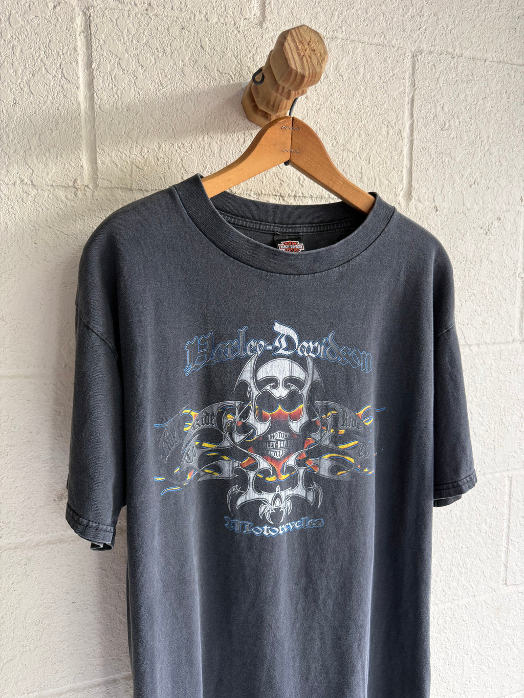 '90s Harley Metal Flame Tee