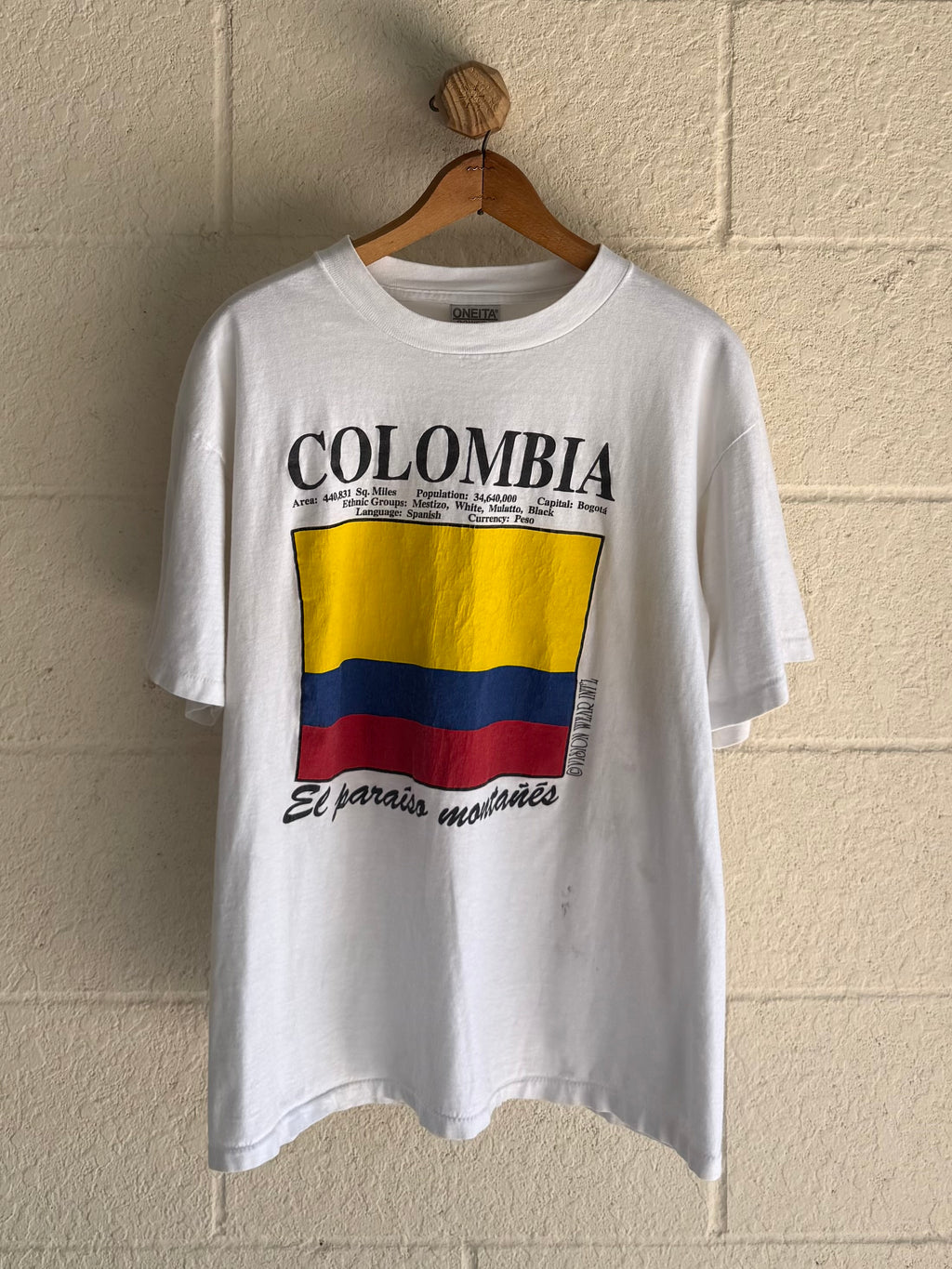 '90s Columbia Flag Tee