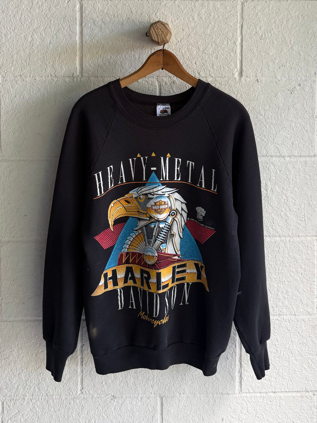 '90s Heavy Metal Harley Crewneck