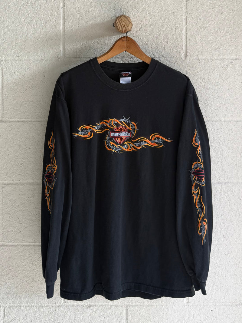 ‘00s Harley Flame Long Sleeve