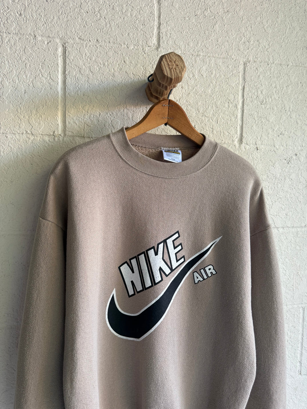 '90s Brown Nike Air Crewneck