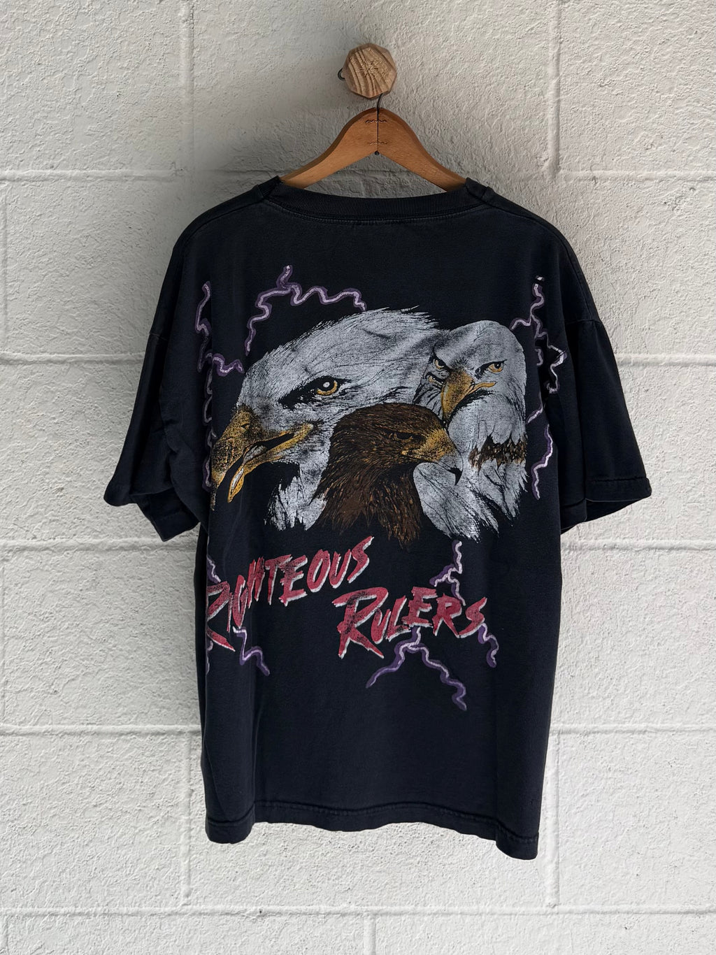 ‘90s Righteous Ruler Eagle Lightening Tee