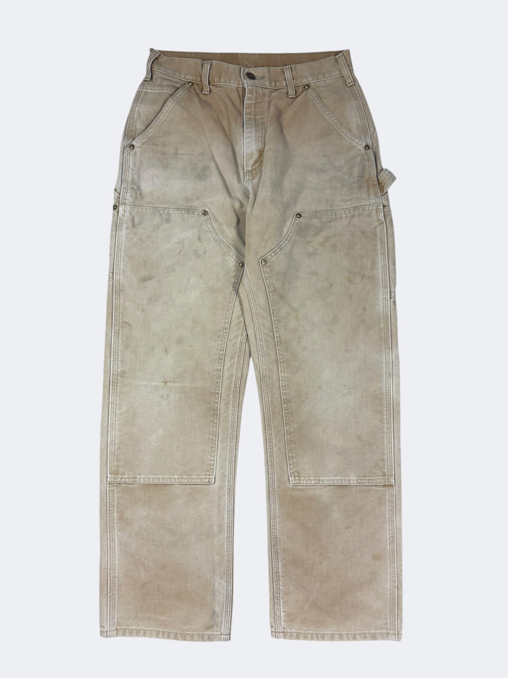 Faded Tan Carhartt Double Knees (30 x 30)