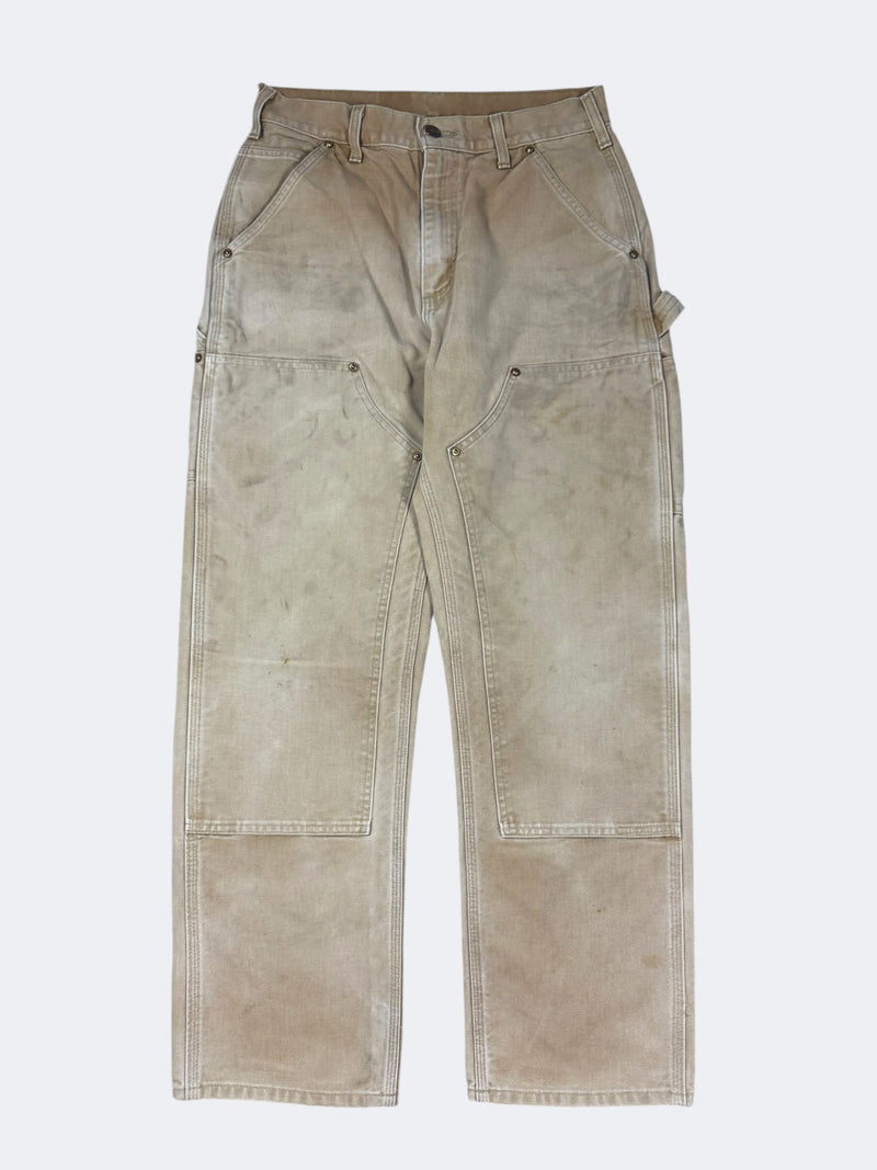 Faded Tan Carhartt Double Knees (30 x 30)
