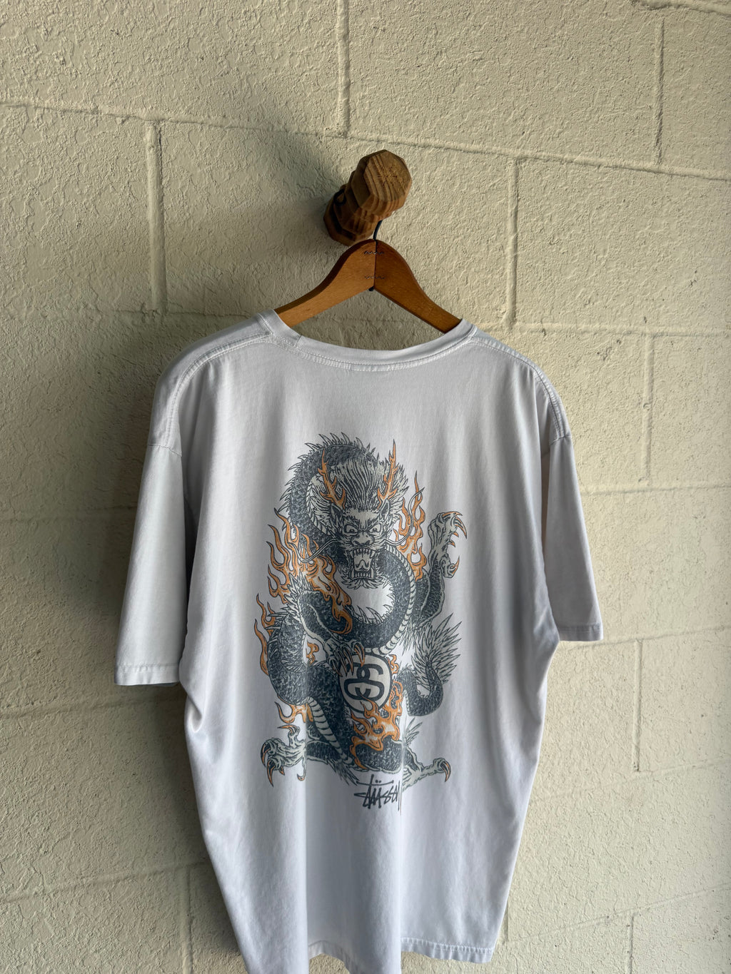 '00s Stussy Flame Dragon Tee
