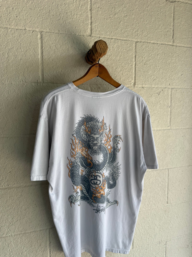 '00s Stussy Flame Dragon Tee