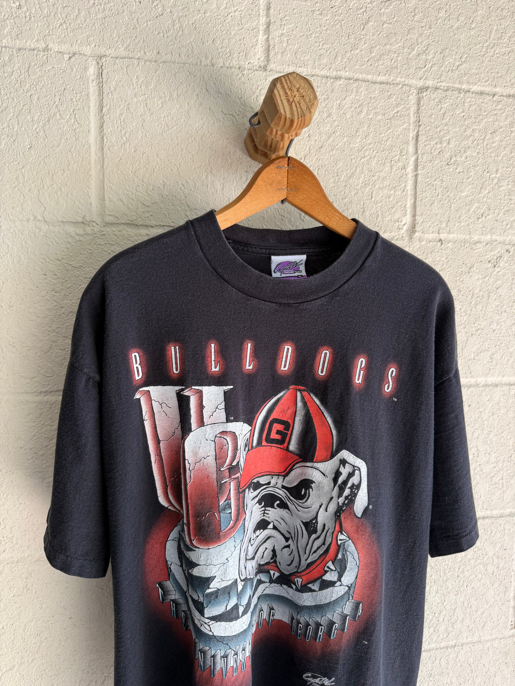 '90s Georgia Bulldogs Stone Crack Tee