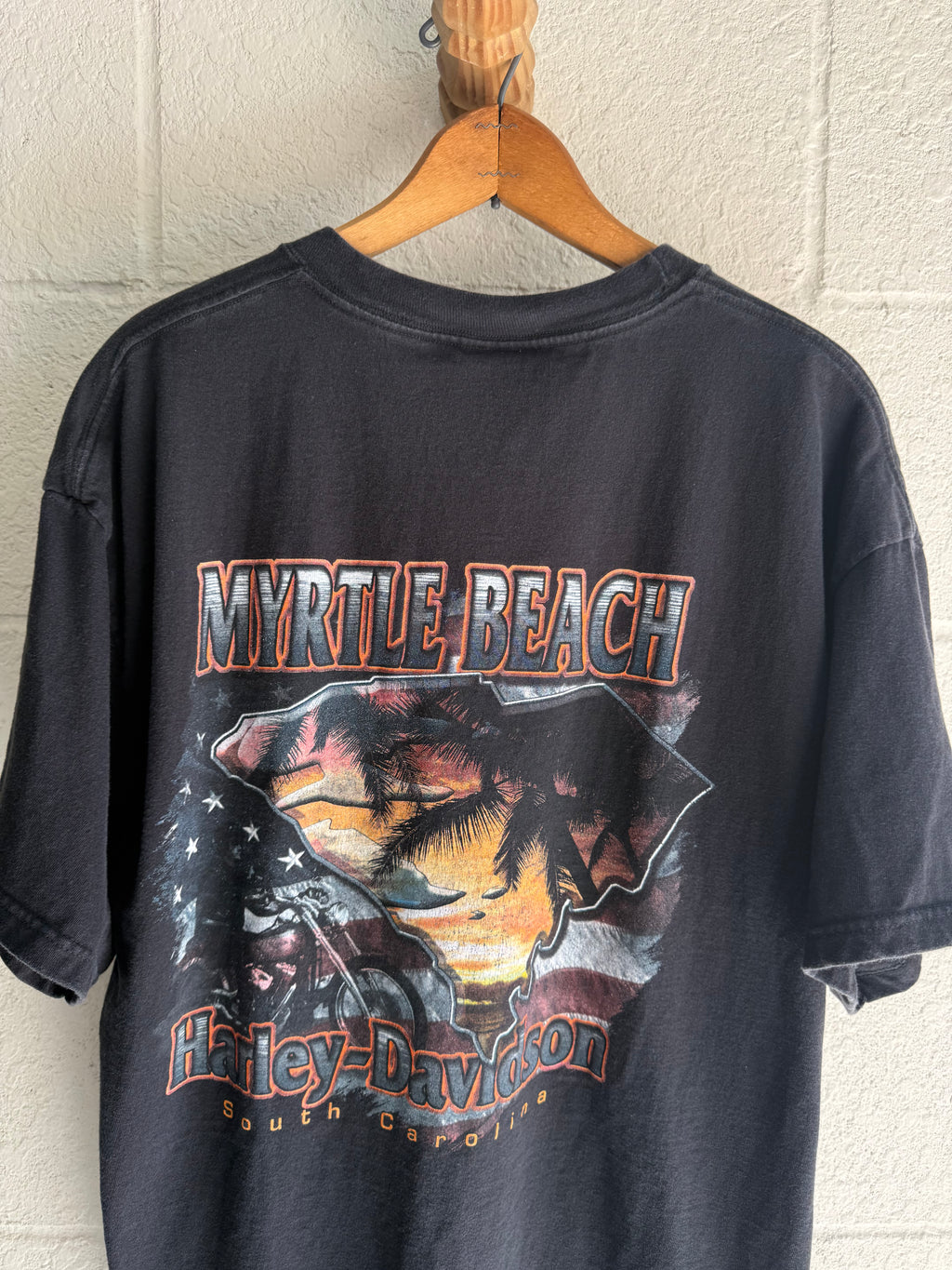 '00s Steel Flame Harley Tee