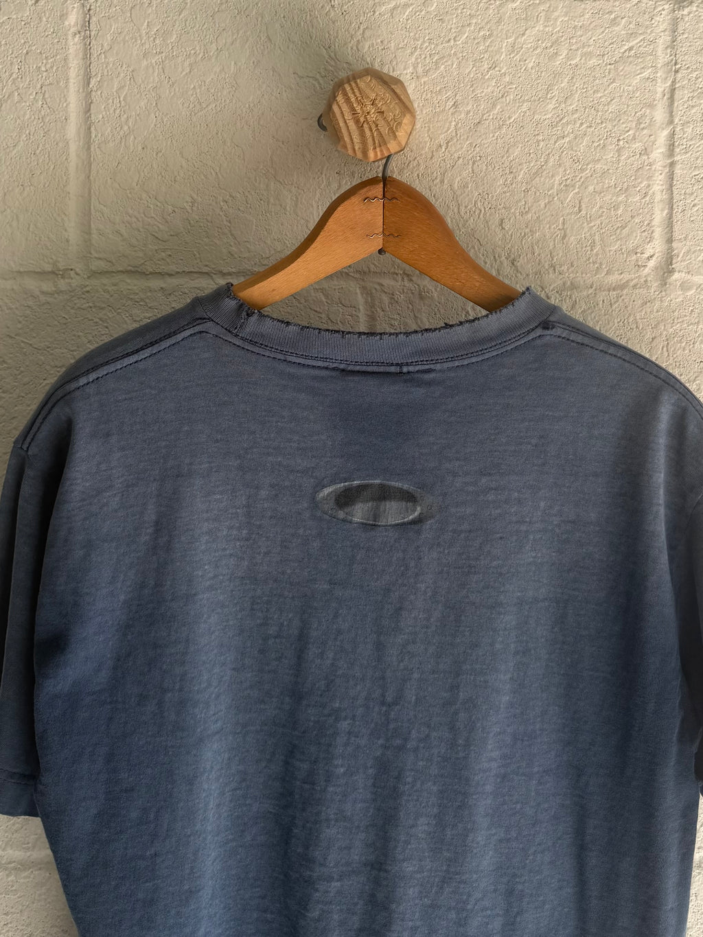 ‘90s/‘00s Faded Blue Oakley Skull Tee