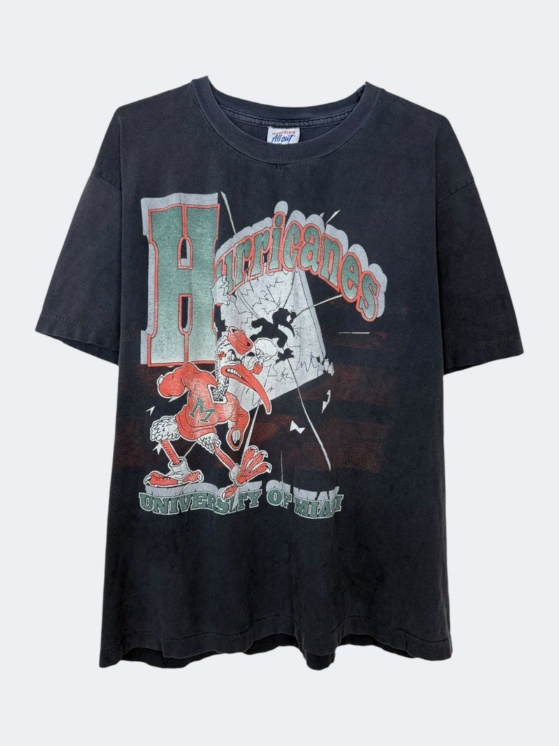 '90s Miami Hurricanes Shattered Glass Tee