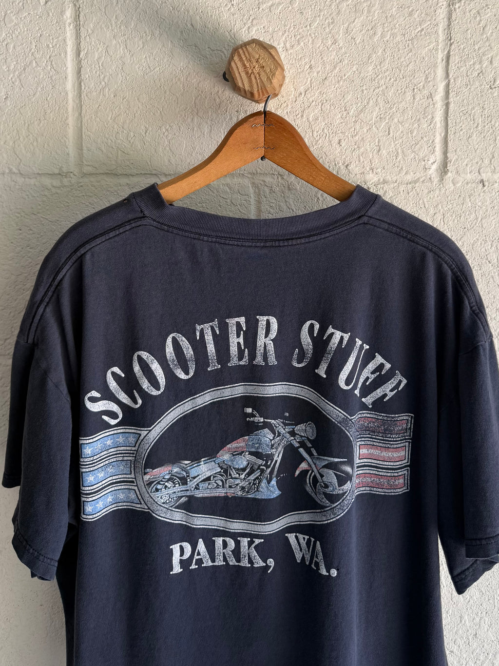 ‘90s Flame Eagle Biker Tee