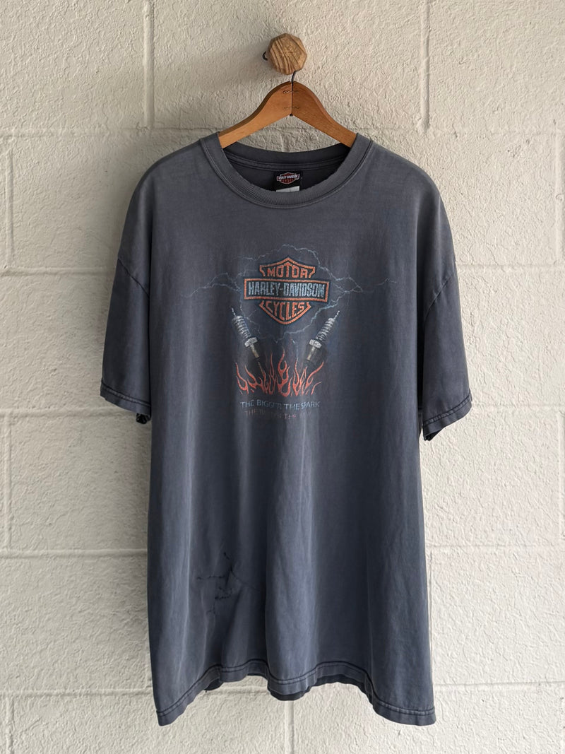 '90s Faded Harley Engine Tee