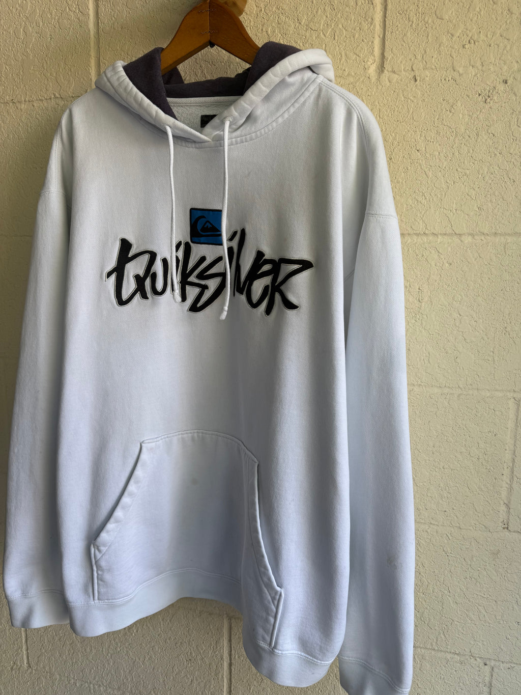 '00s/'90s White Quiksilver Hoodie