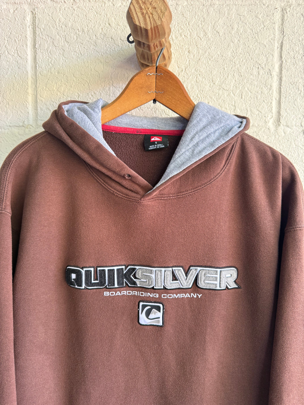 '00s Brown Quiksilver Hoodie