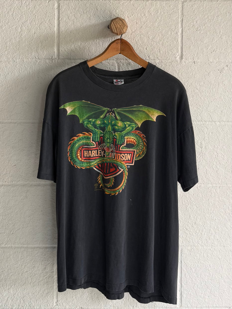 '90s Harley Gargyole Dragon Tee