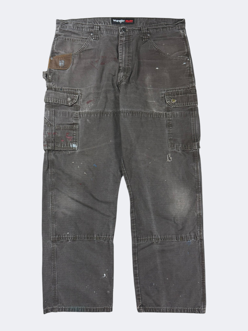 Faded Brown Wrangler Pants (38 x 32)