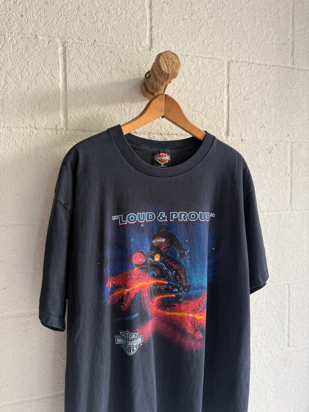 '90s Flame Wolf Harley Tee
