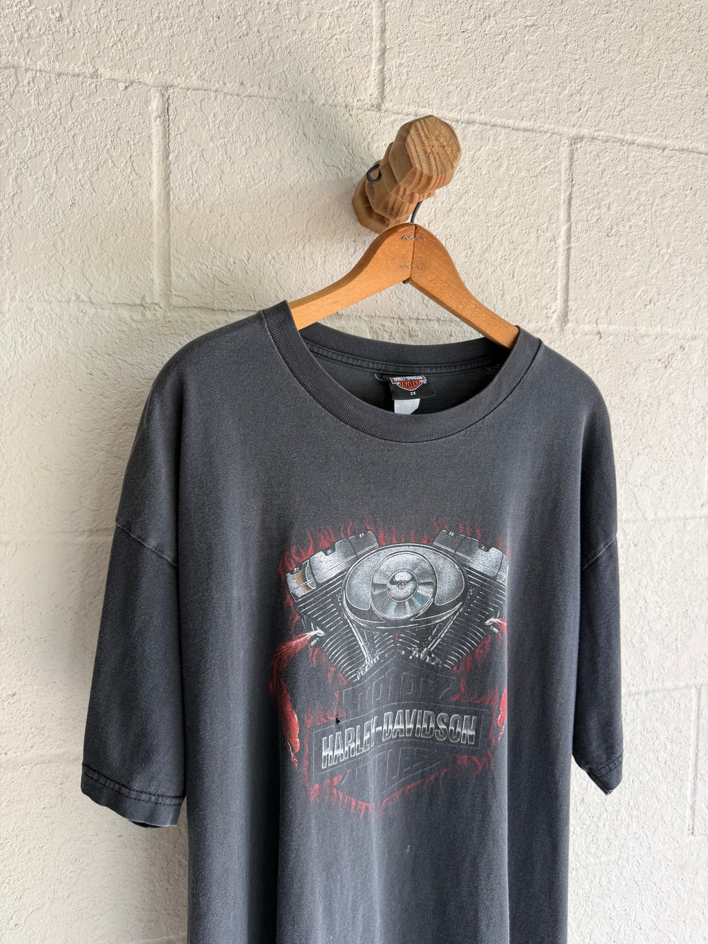 '90s Flame Engine Harley Tee